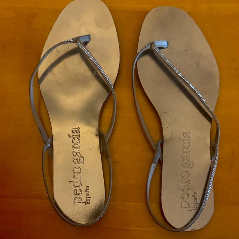 Pedro Garcia Women's Metallic Sandals